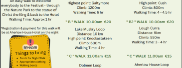 Glen of Aherlow Winter Walking Festival 2023