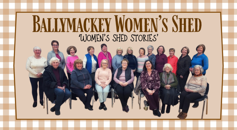 Picture of women in Ballymackey Womens Shed