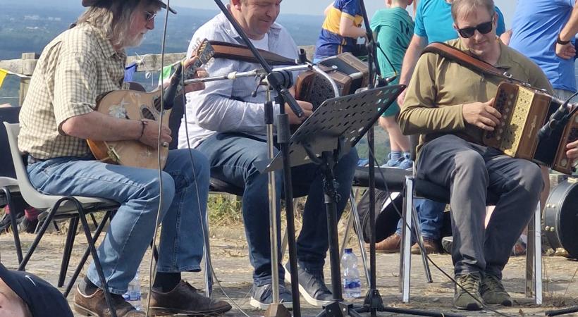 People playing music