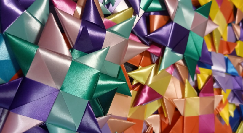 One million stars image - ribbons