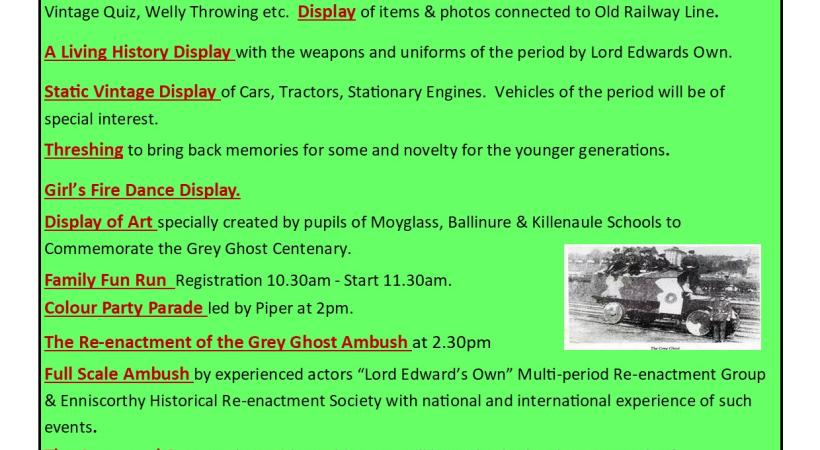 The Grey Ghost Centenary Festival