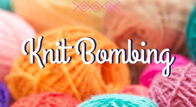 Knit bombing flyer