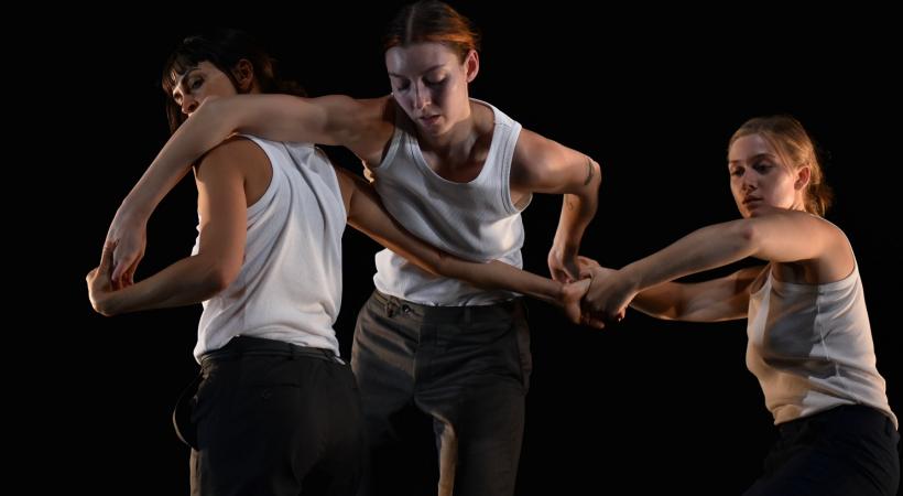 three dancers