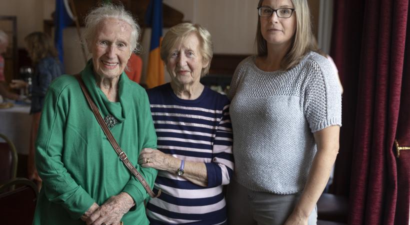 Peg Rossier,  Mary O'Gorman & Rachel Moir